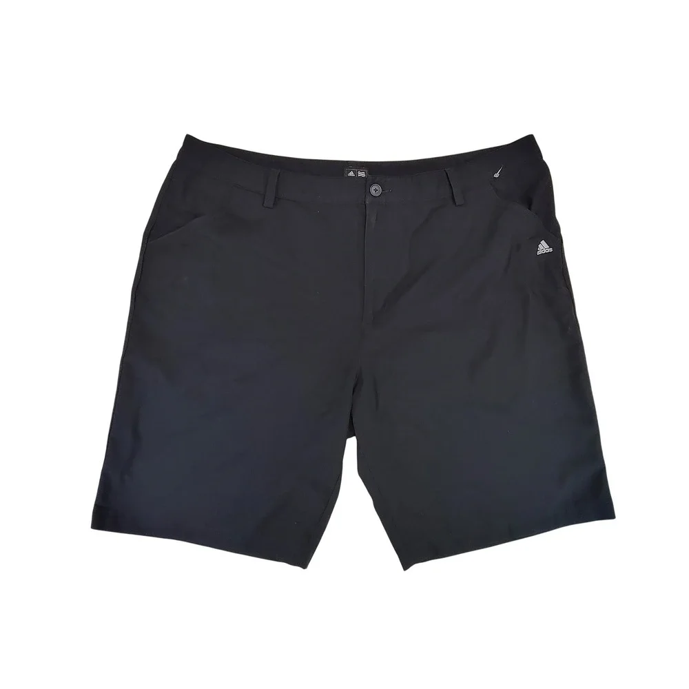 Adidas Men's‎ Black Golf Shorts Size 40 Flat Front Athletic Performance